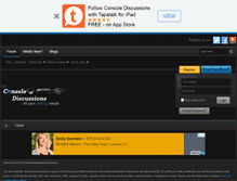 Tablet Screenshot of consolediscussions.com